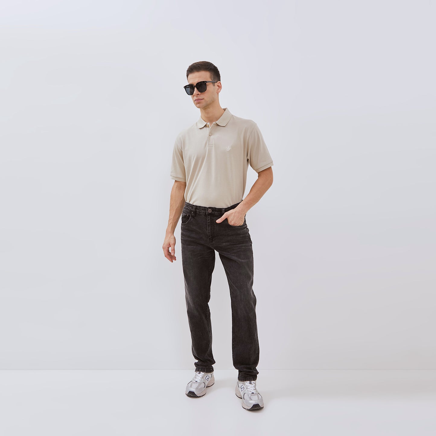 Osella Mason Slim Fit Jeans In Grey Wash 208O401643