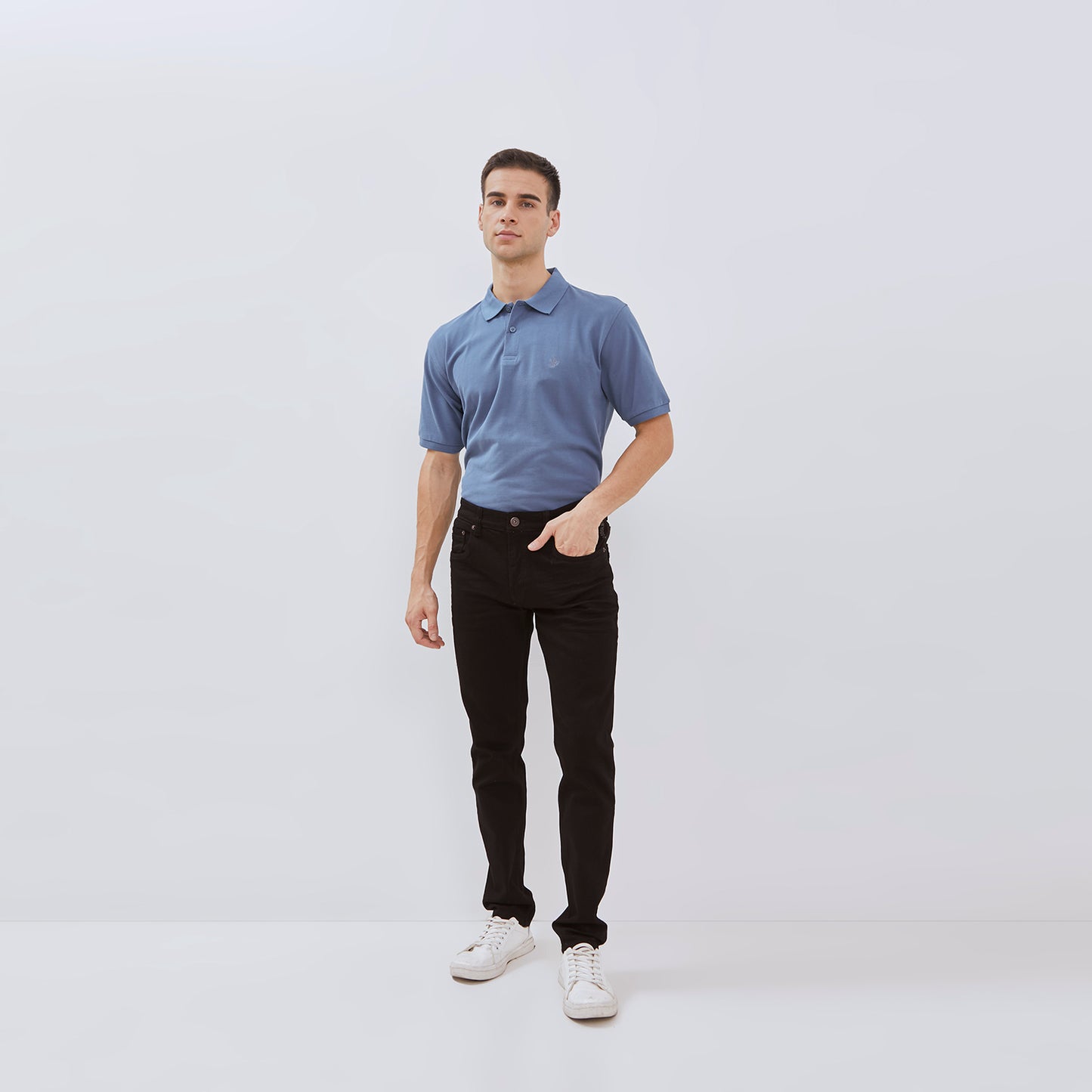 Osella Jaden Slim Fit Jeans In Black Wash 208O401543