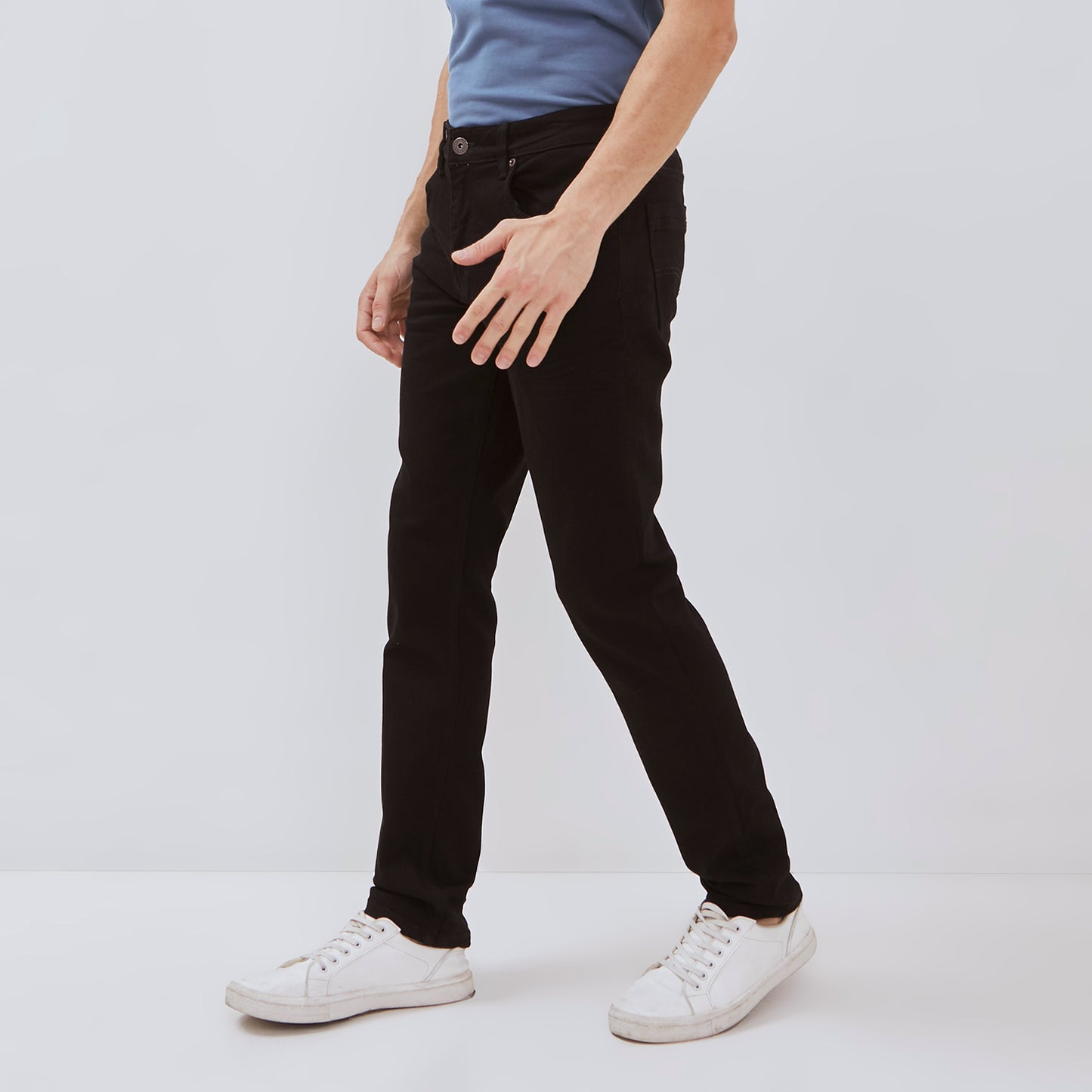 Osella Jaden Slim Fit Jeans In Black Wash 208O401543