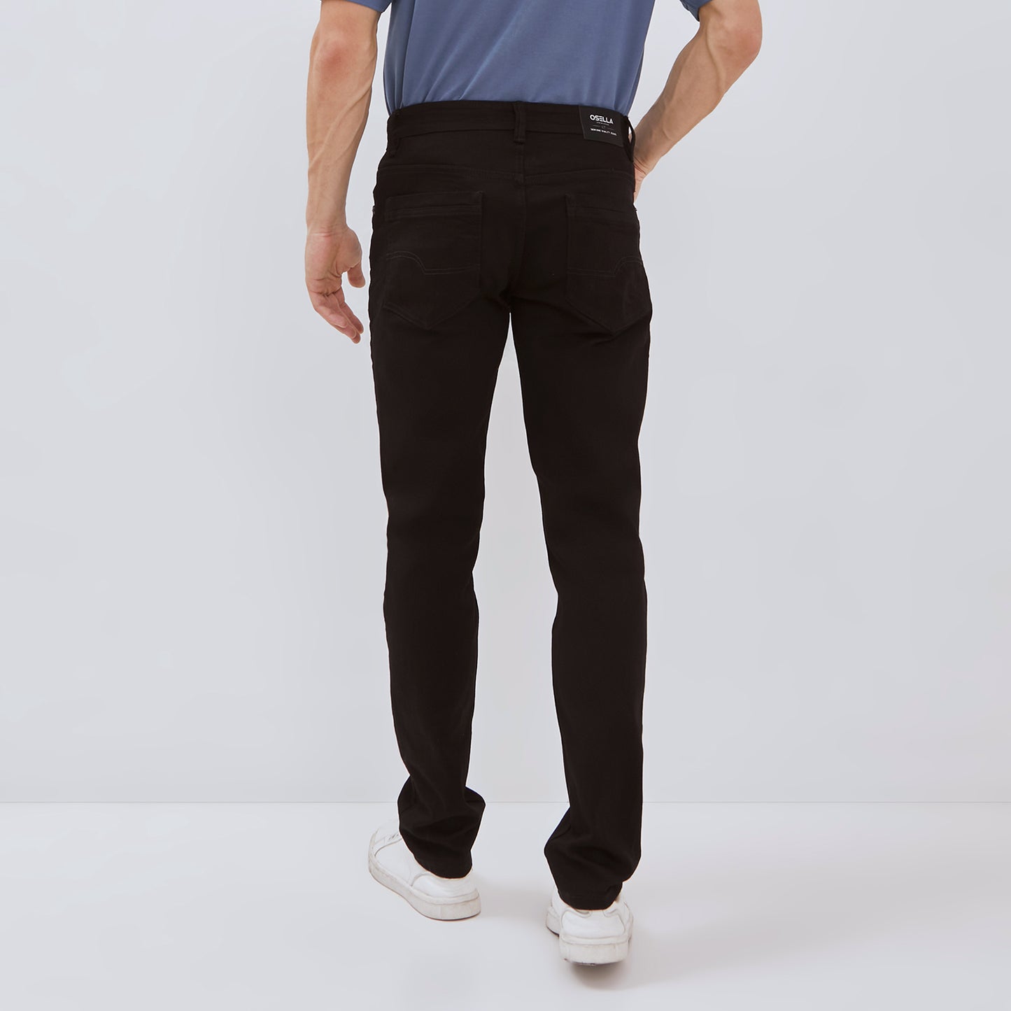 Osella Jaden Slim Fit Jeans In Black Wash 208O401543