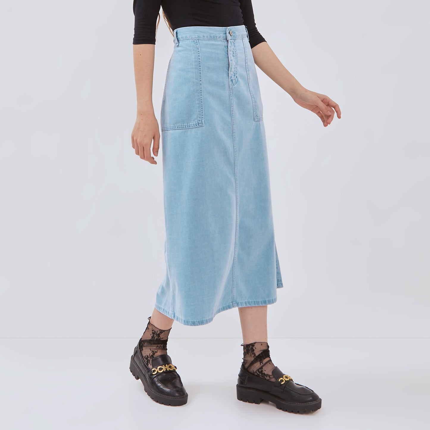 Osella Elastic Merilyn Denim Skirt 21875001A3