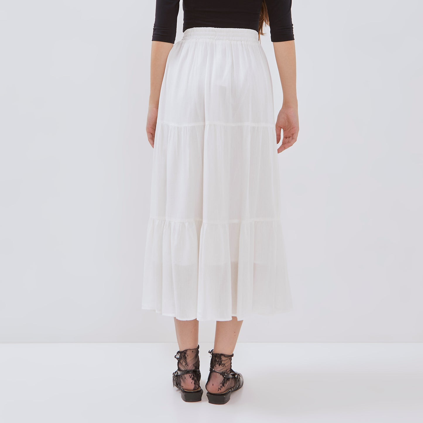 Osella Brielle Tiered Maxi Skirt 2187500201