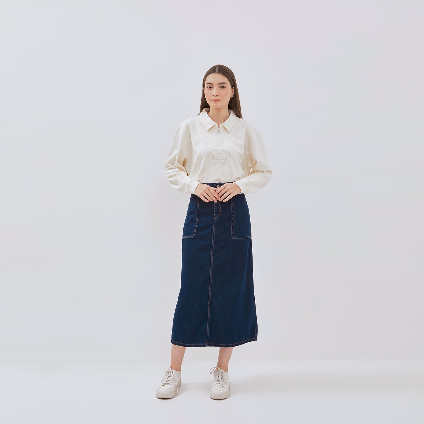 Osella Elastic Merilyn Denim Skirt 21875001A3