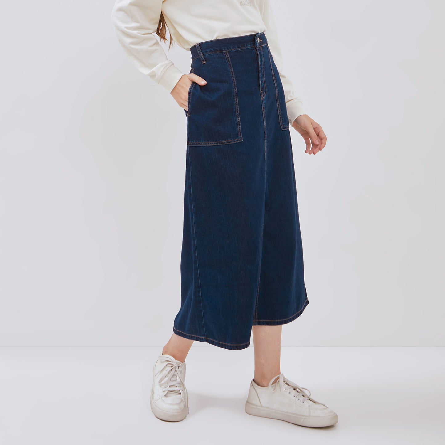 Osella Elastic Merilyn Denim Skirt 21875001A3