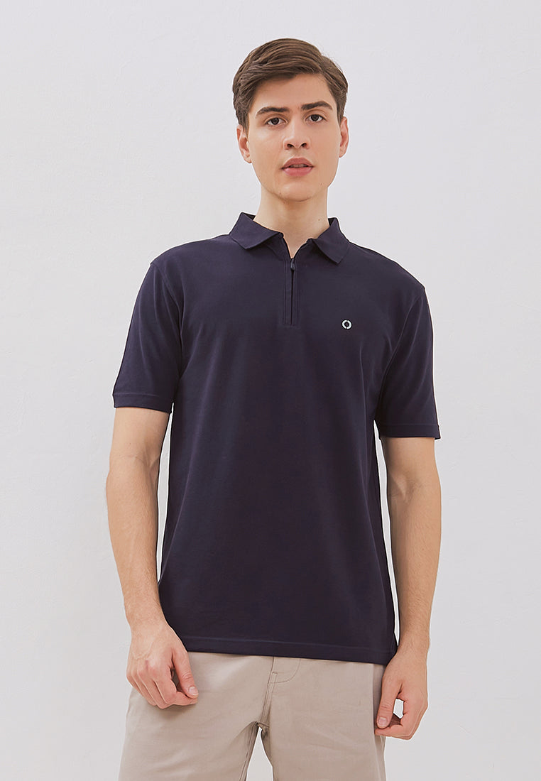 Osella Cody Stretched Half Zip Polo Shirt