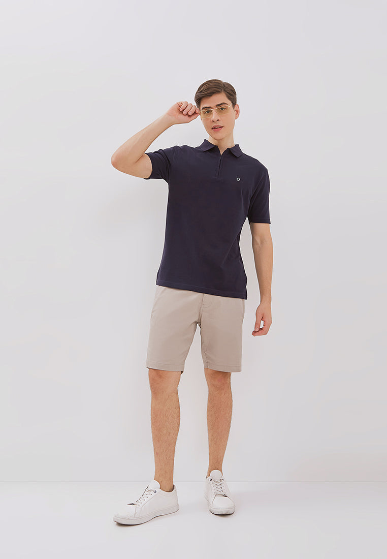 Osella Cody Stretched Half Zip Polo Shirt