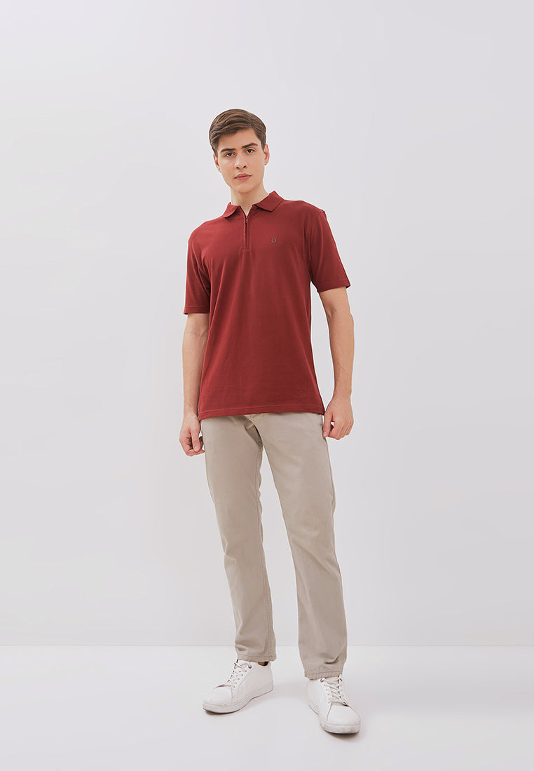 Osella Cody Stretched Half Zip Polo Shirt