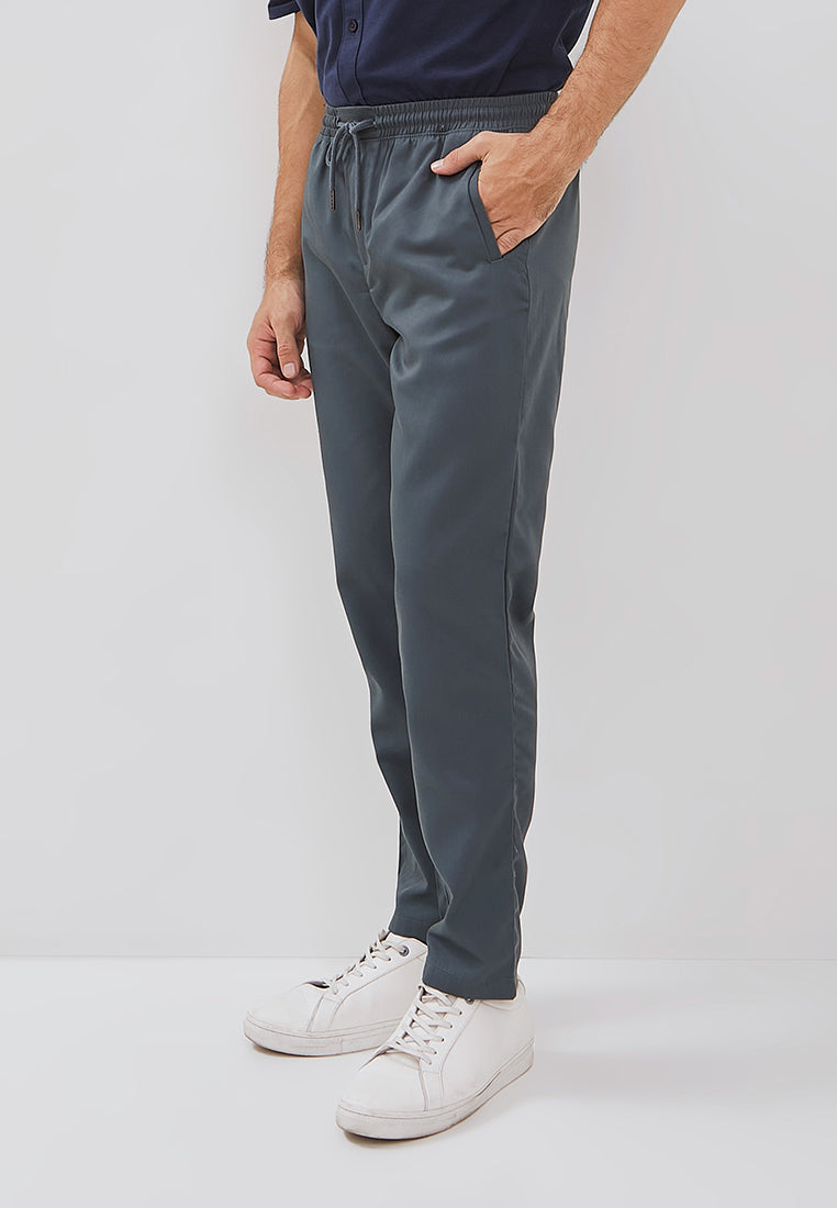 Osella Basic Relaxed Waist Trousers With Adjustable Drawstring