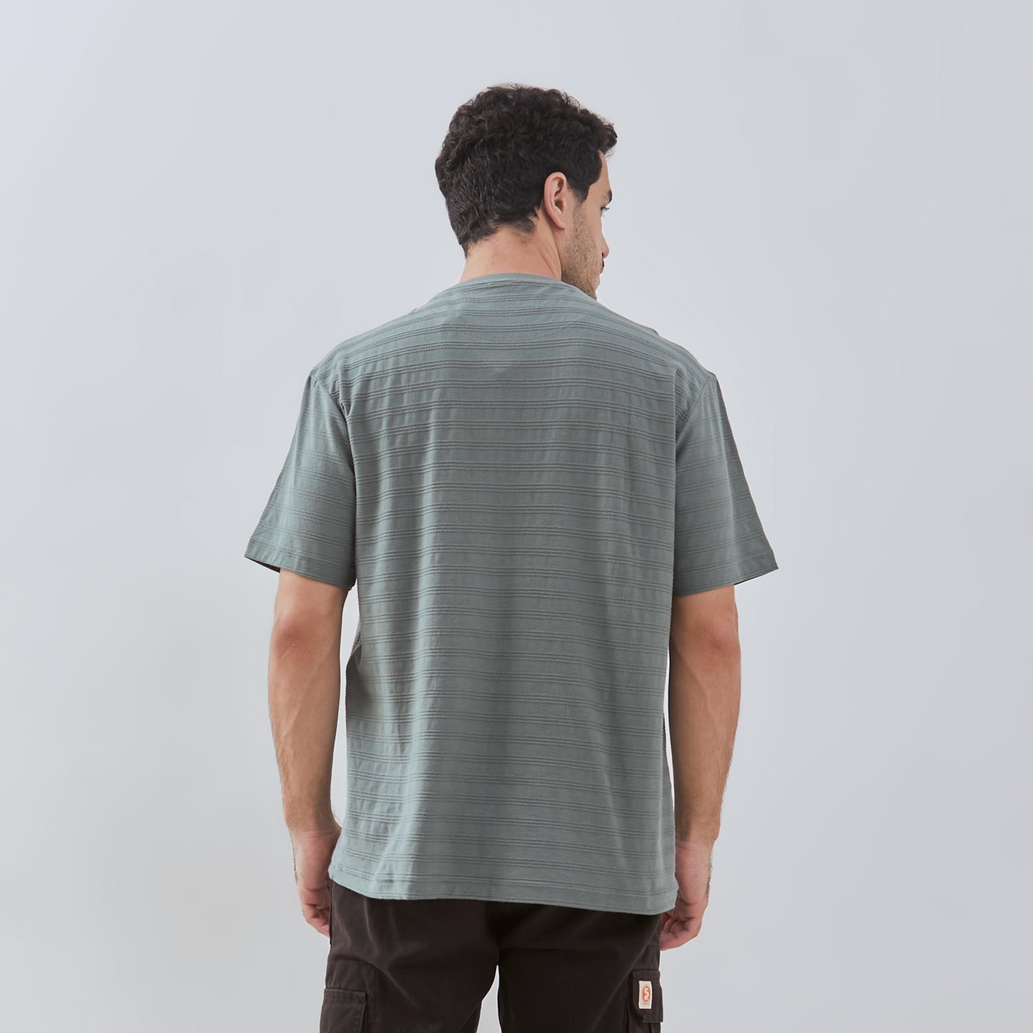 Osella Josie Relaxed Fit Short Sleeve T-shirt With Fancy Striped Fabric