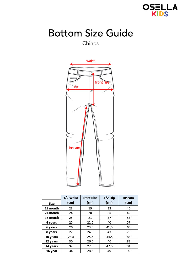 Osella Kids Earth Collection Slim Fit Chinos
