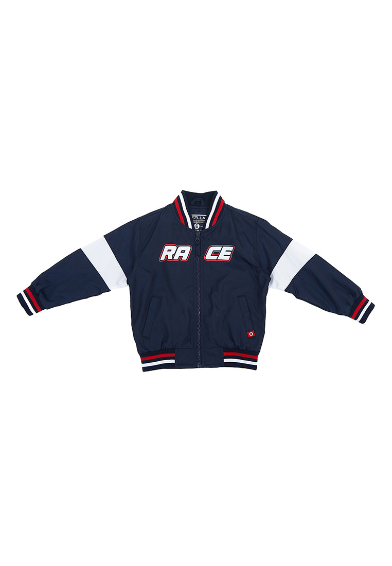 Osella Race Varcity Jacket In Navy
