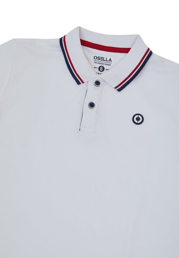 Osella Race Reguler Polo Shirt With Striped Collar