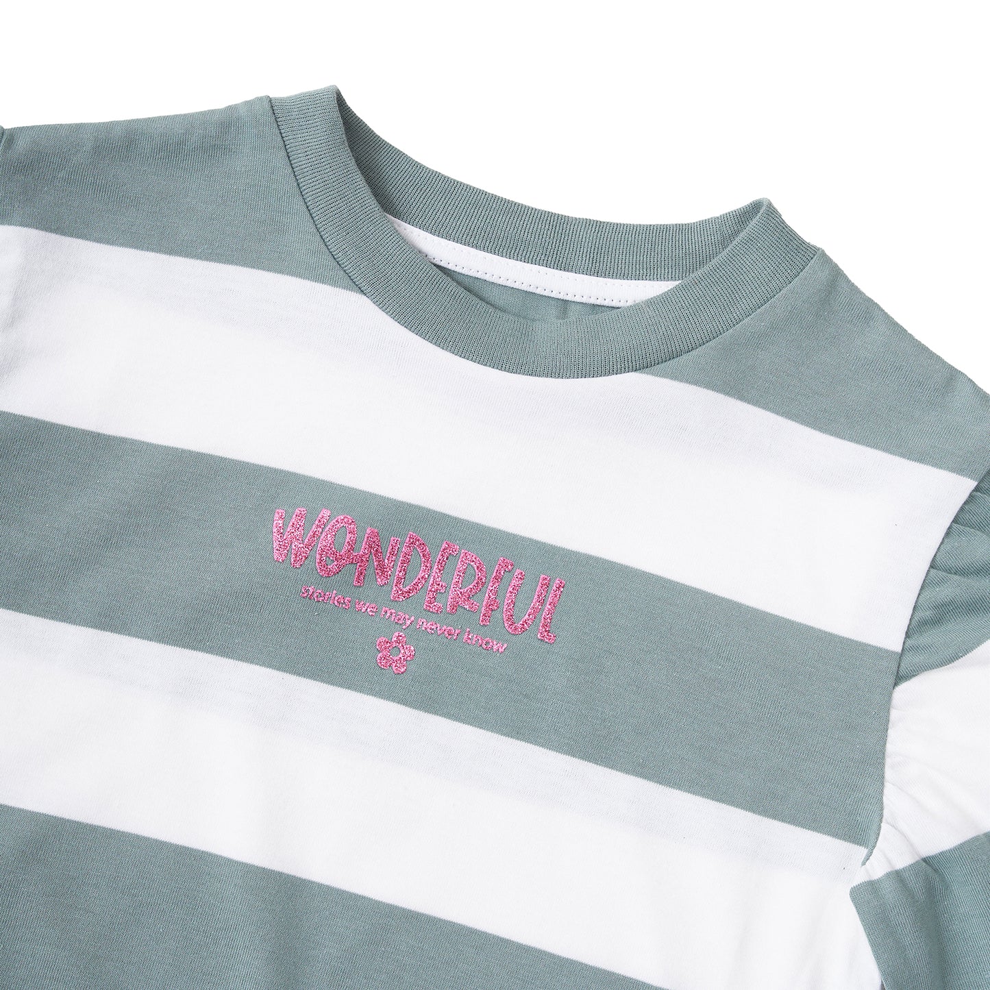 Osella Wonderfull Long Sleeve Stripe T-Shirt With Puffy Sleeves 2377400419