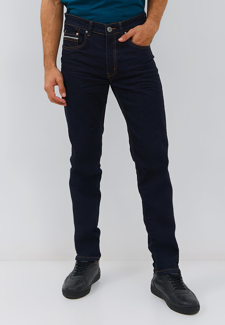 Osella Edison Slim Fit Jeans in Raw Denim Wash