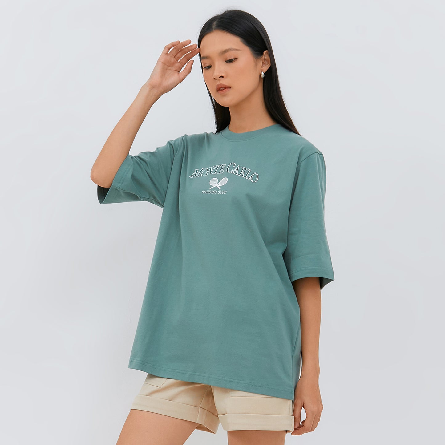 Osella Relaxed Fit Graphic T-Shirt In Green