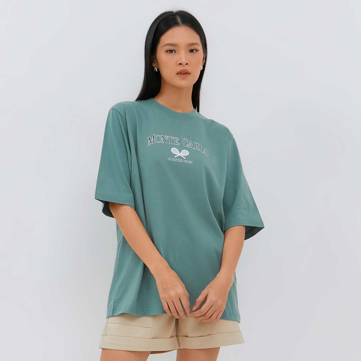 Osella Relaxed Fit Graphic T-Shirt In Green