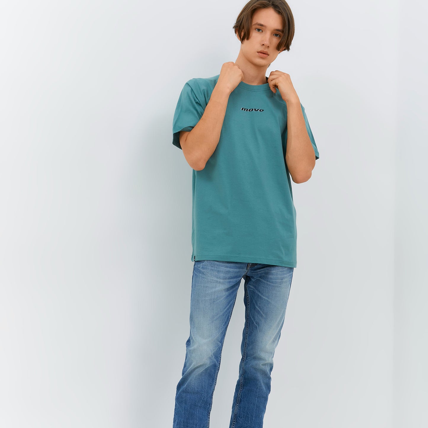 Osella Active Cut And Sewn T-Shirt In Bristol Blue And Black