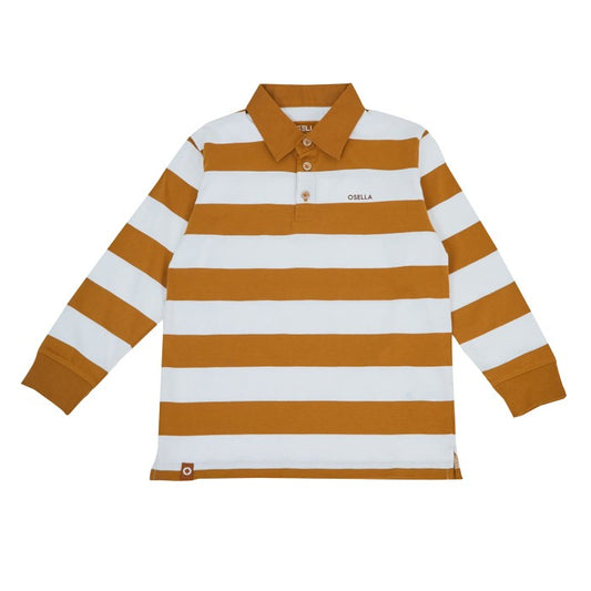 Osella Kids Boy Kyan Long Slevee Stripe Polo Shirt