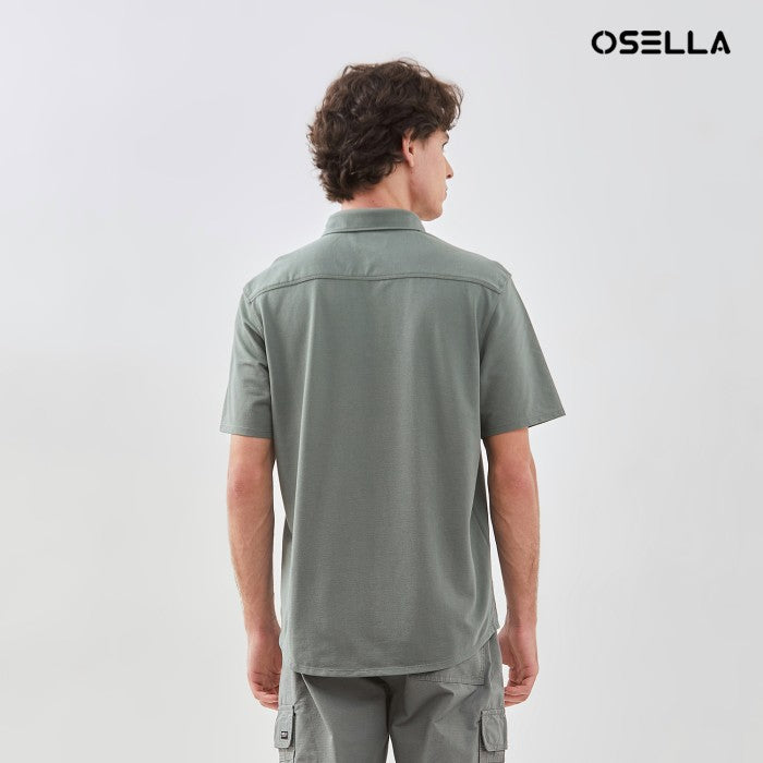 Osella Cotton Knit Short Sleeve Shirt