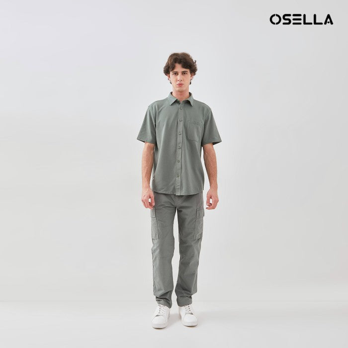 Osella Cotton Knit Short Sleeve Shirt