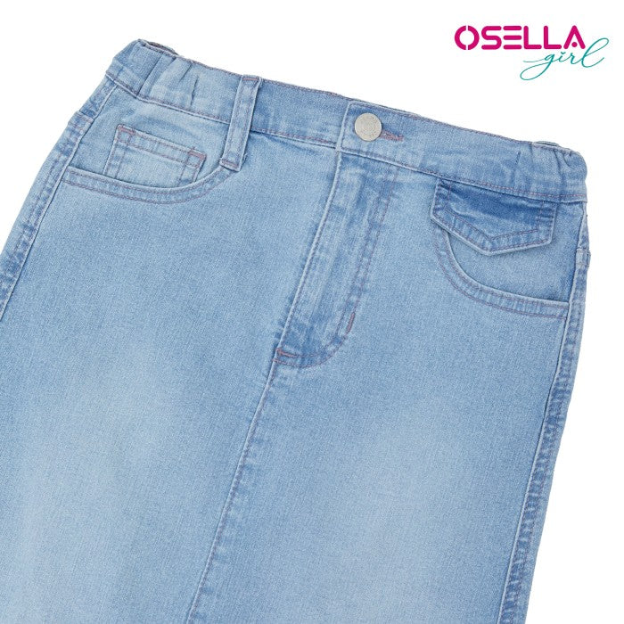 OSELLA EVA MIDI DENIM SKIRT 238O5002