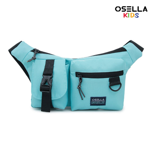 Osella Kids Boy Forest Collection Waist Bag In Mint Green