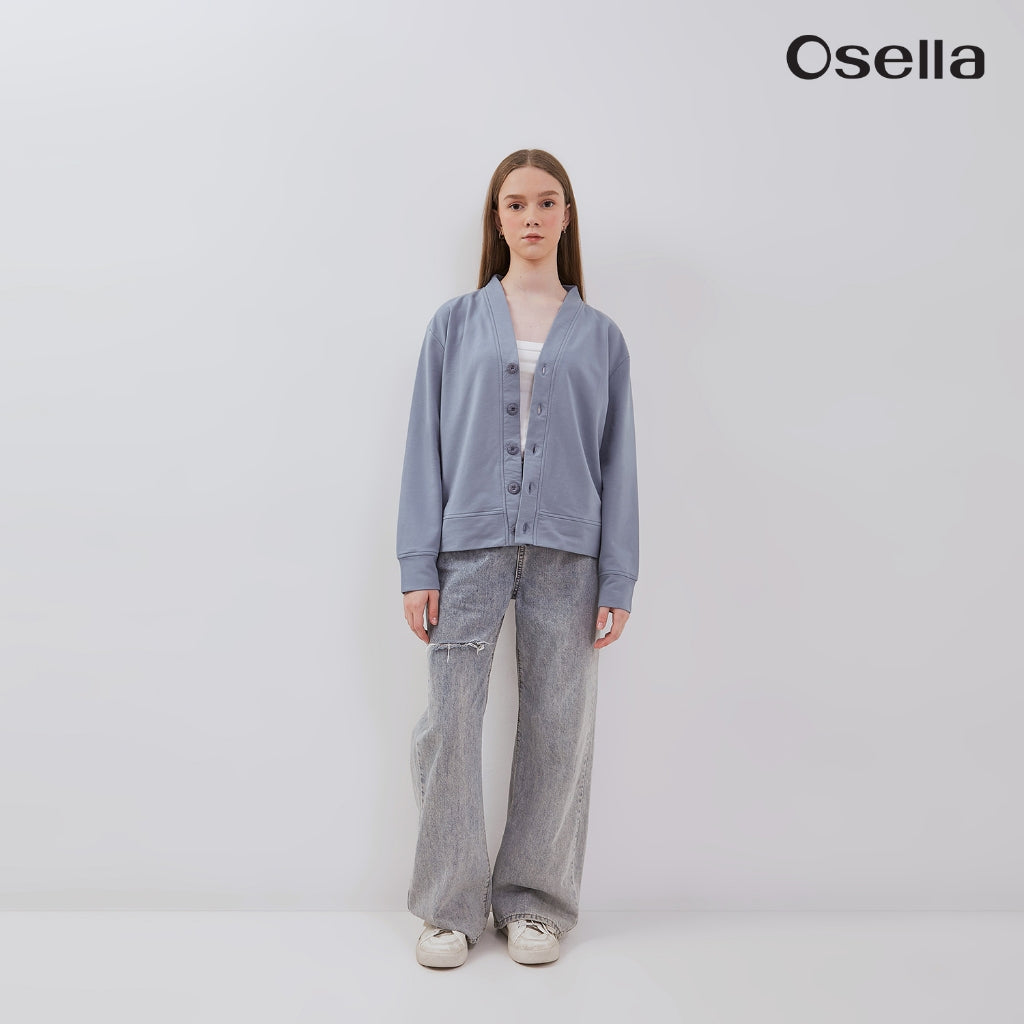 Osella Basic Cerdigan 31625001 | Outer Wanita Rajut Lengan Panjang