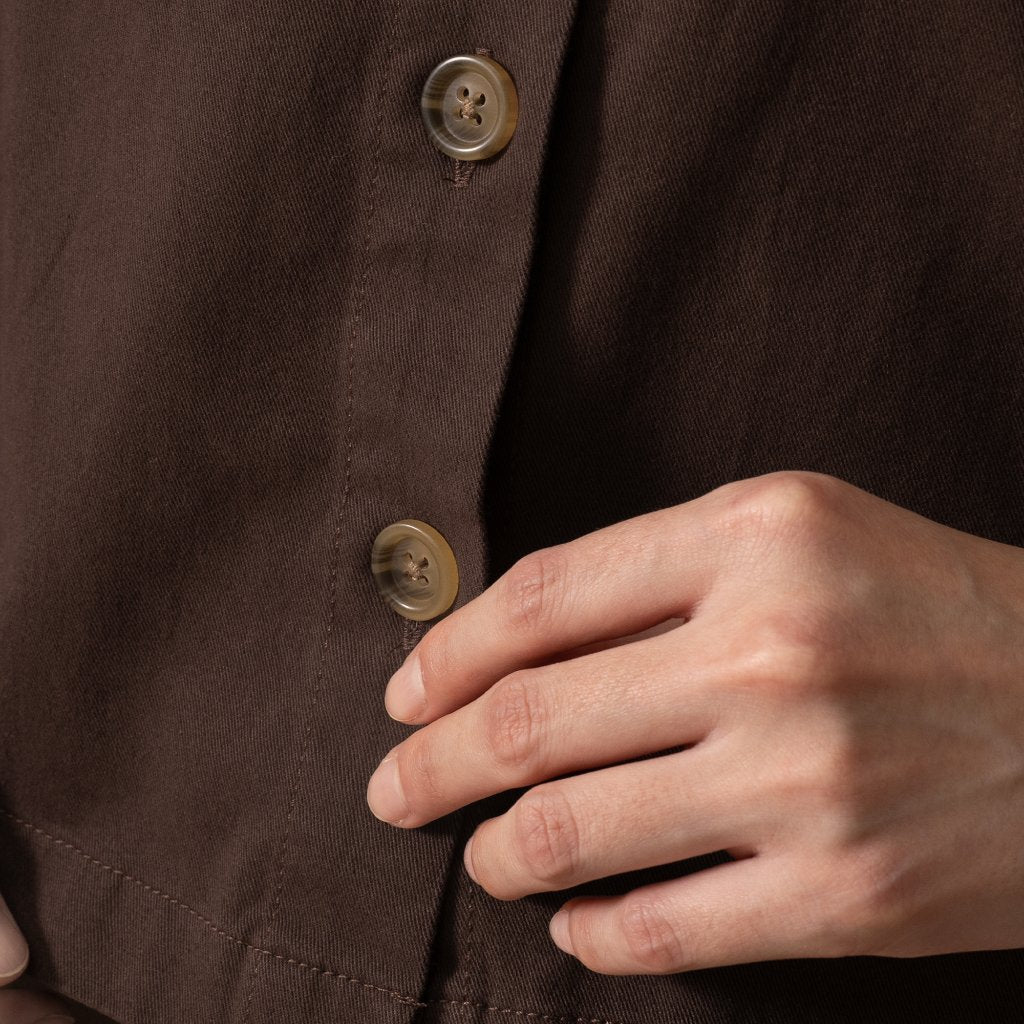 Osella Cropped Collar Jacket