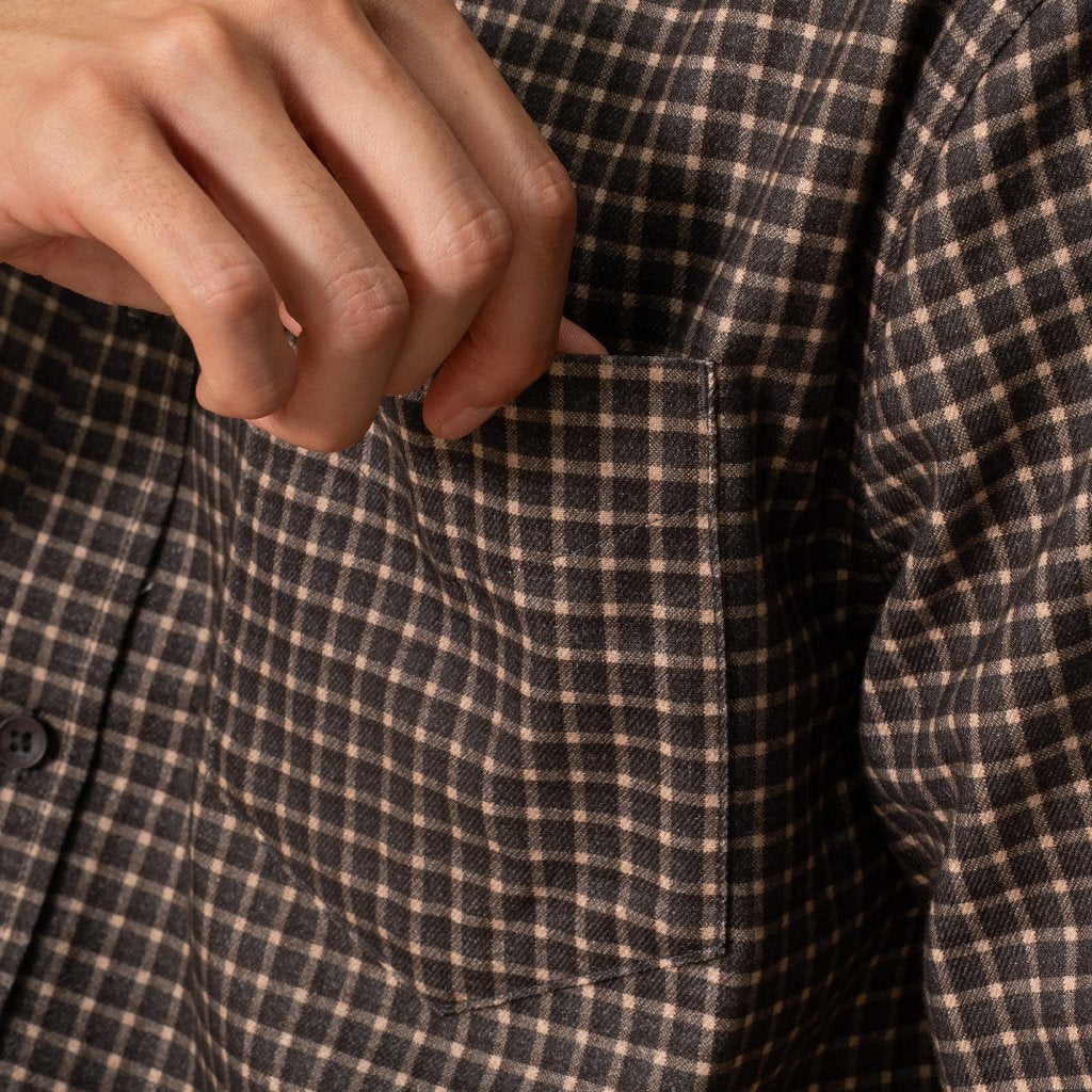 Osella Rustic Checkered Flannel SS Shirt 2033660156 | Kemeja Lengan Pendek Pria