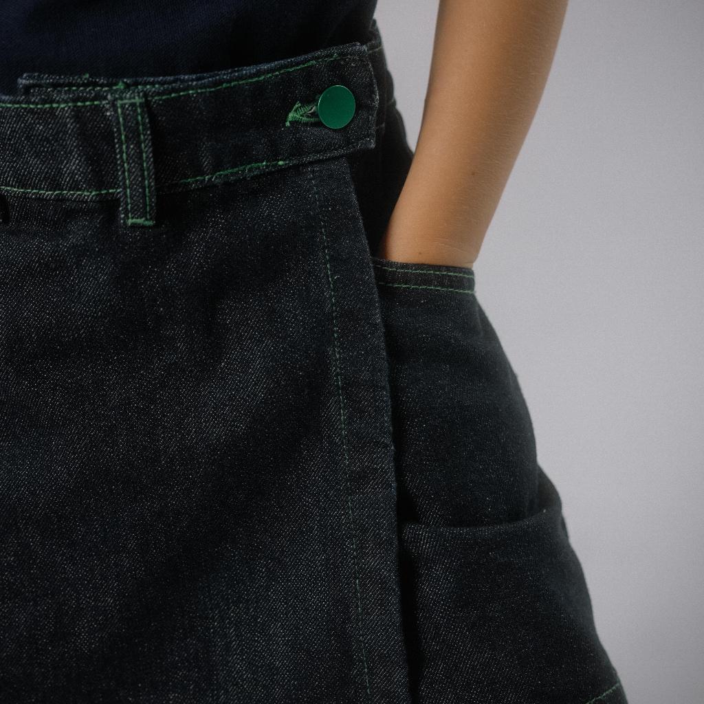 Osella Kids x Oadkids Billie Skort in Indigo 238F6602A3 | Rok Celana Anak Perempuan