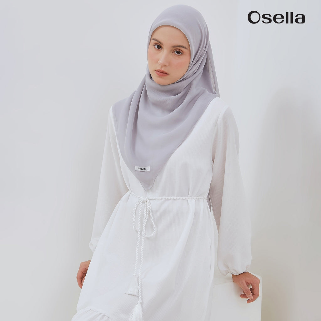 Osella Maxi Dress With Tassel Belt 1157660401 | Dress Panjang Wanita Tanpa Hijab