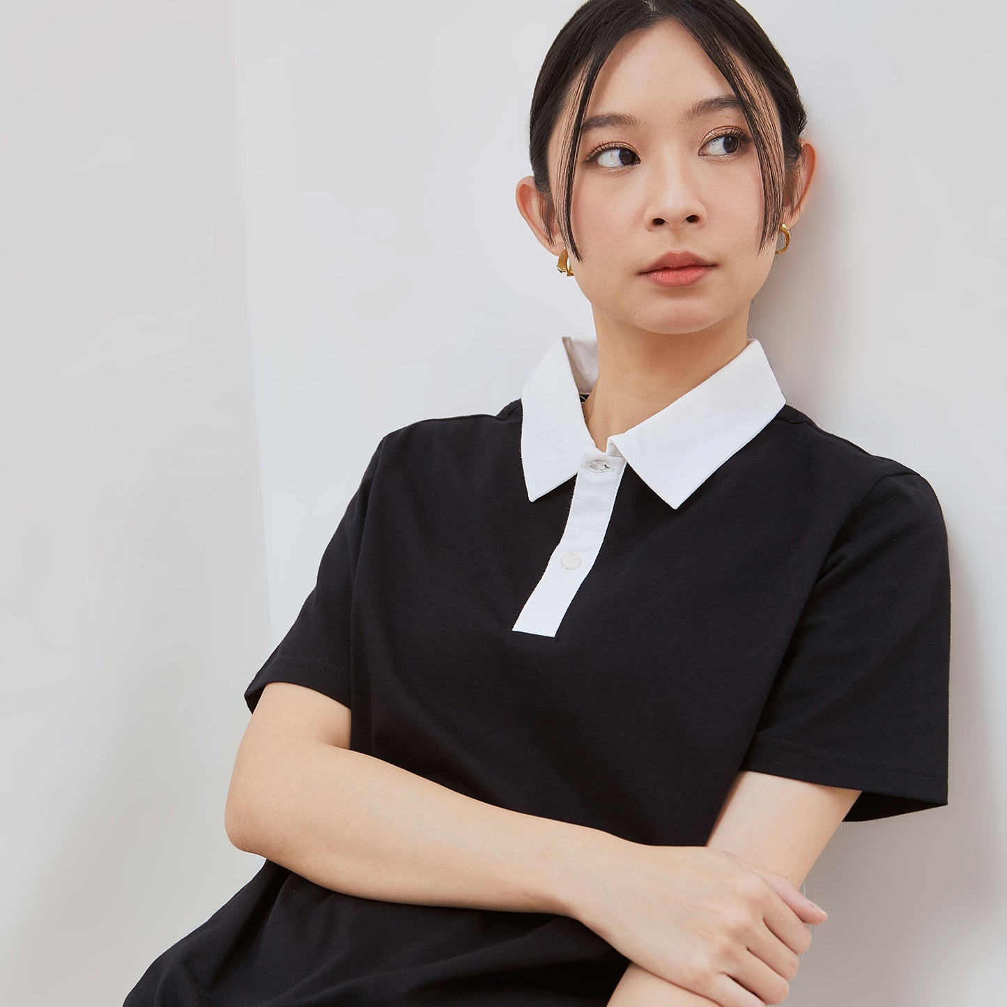 Osella Contrast Colour Collar Polo Shirt