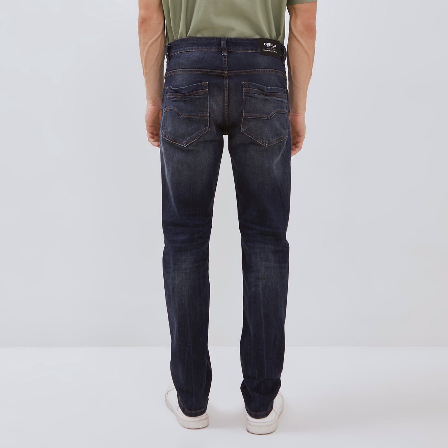 Osella Jordy Slim Fit Denim Jeans In Dark Blue Wash 208O4010A3
