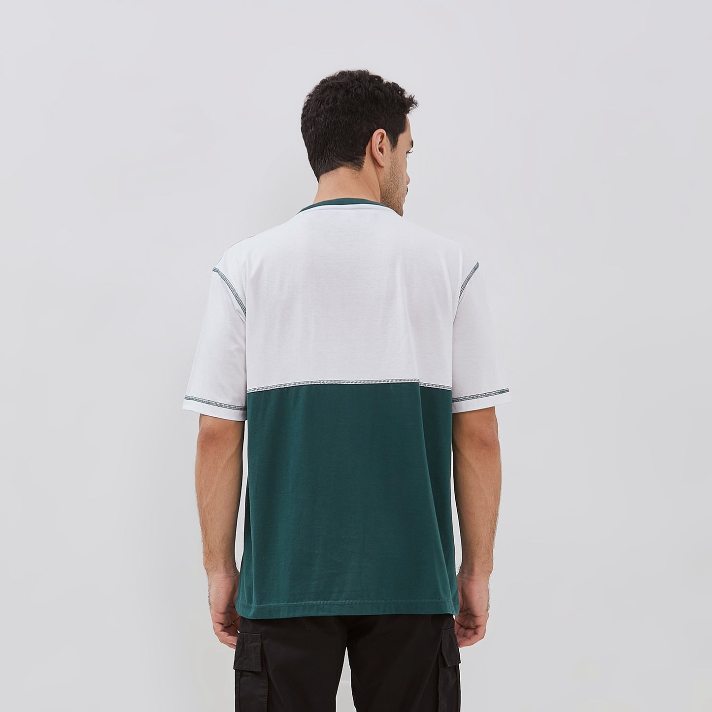Osella Cut And Sewn Dual Color T-shirt