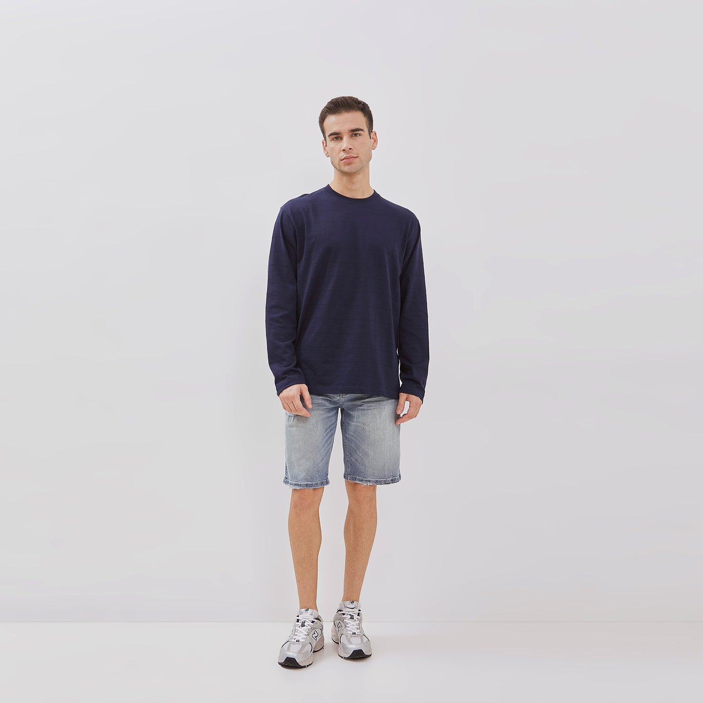 Osella Ashton Long Sleeve T-shirt With Fancy Striped Fabric 2077400342