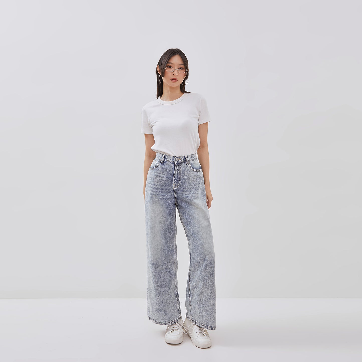 Osella Minhe Wide Leg Denim Pants