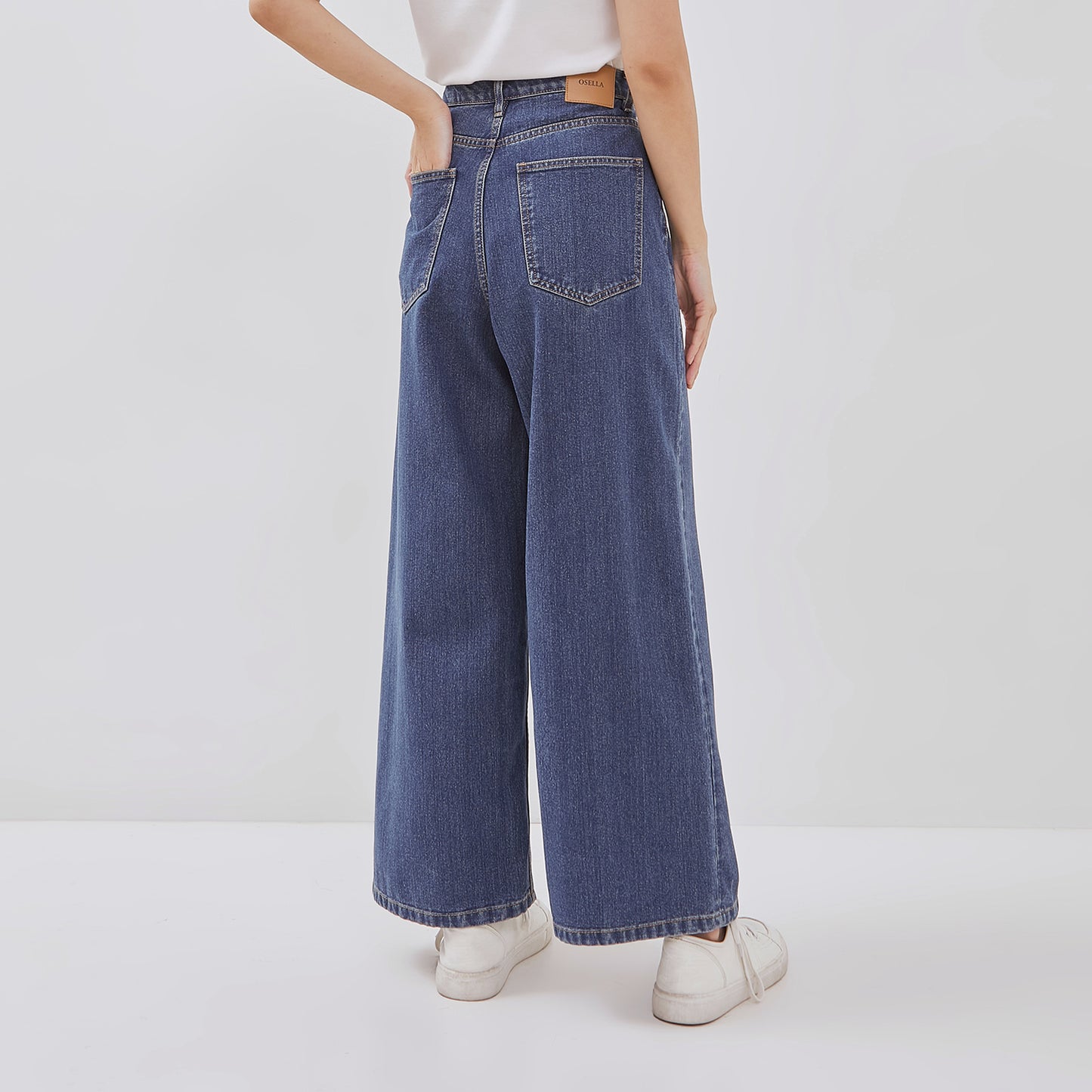 Osella Minhe Wide Leg Denim Pants