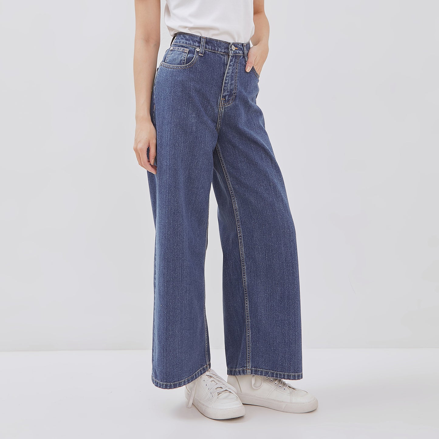 Osella Minhe Wide Leg Denim Pants