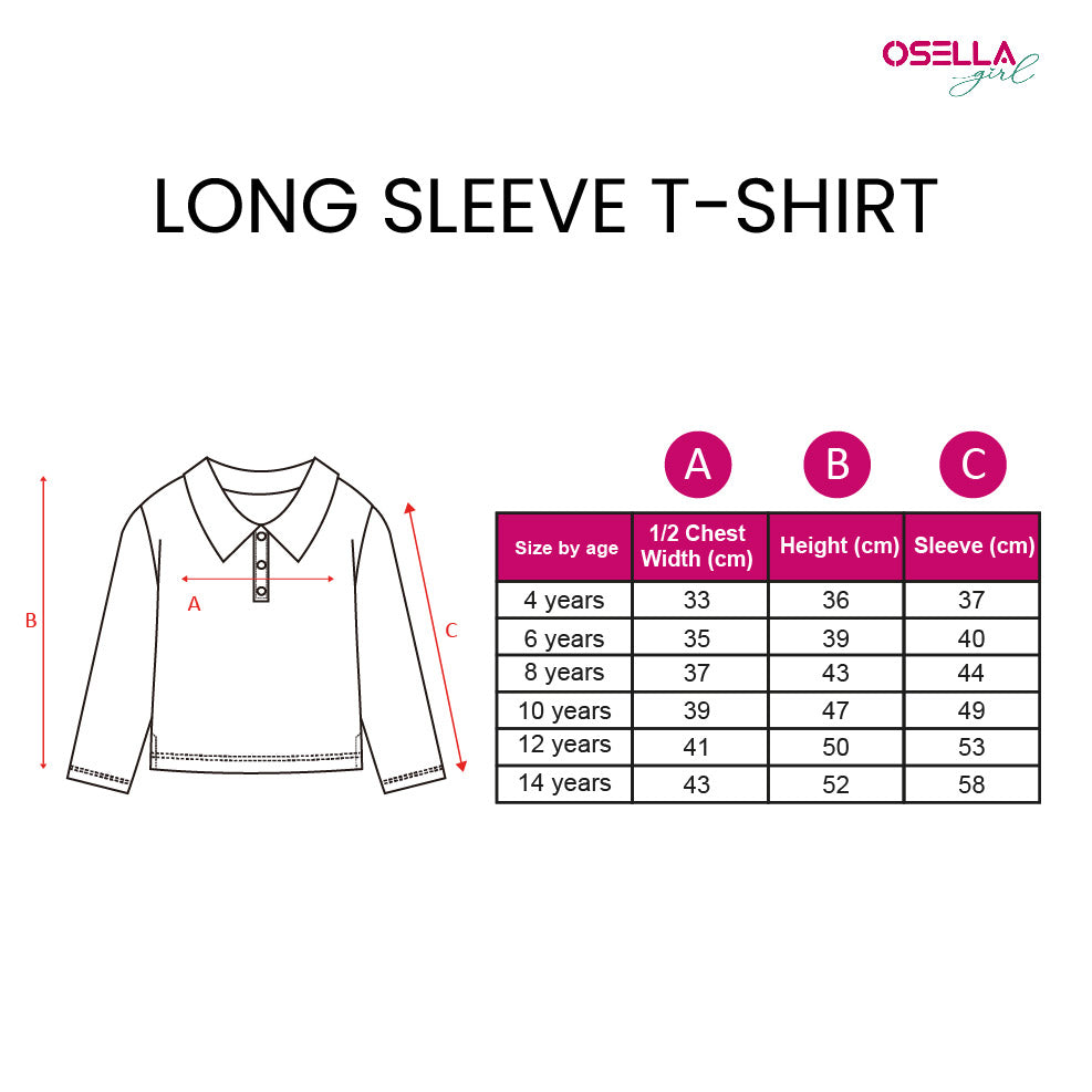 Osella Kids Long Sleeve Polo T-Shirt In Brown