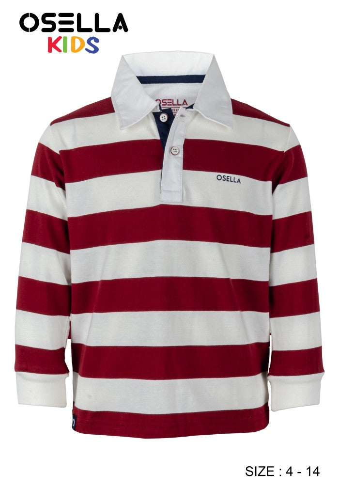 OSELLA LIAM LONG SLEEVES STRIPED POLO SHIRT 22275001