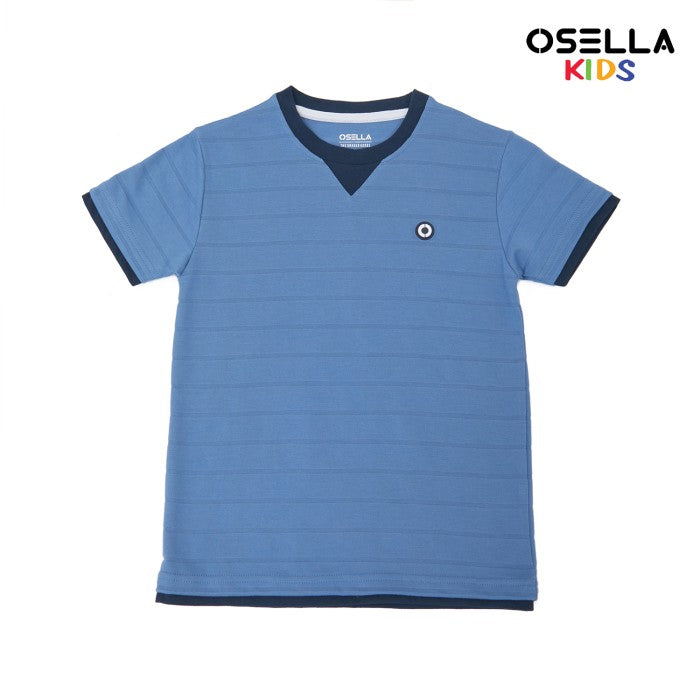 OSELLA ELVANO SHORT SLEEVE TEXTURED T-SHIRT 22715004