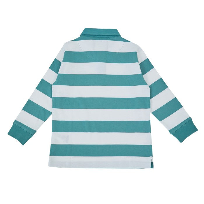 Osella Kids Boy Kyan Long Slevee Stripe Polo Shirt