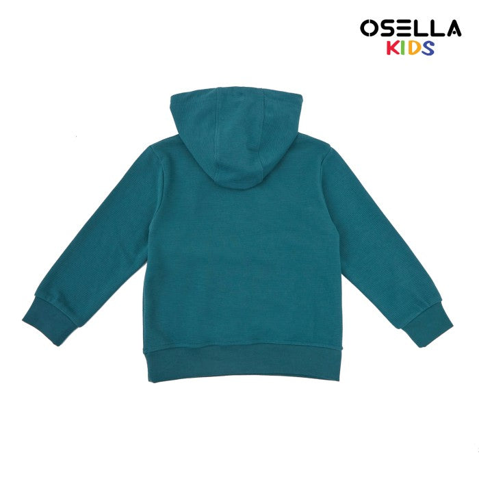 [NEW] OSELLA MARTHEN HOODIE JACKET IN PINDENEEDLE GREEN 2211500173 | Hoodie Anak Laki Laki Lengan Panjang