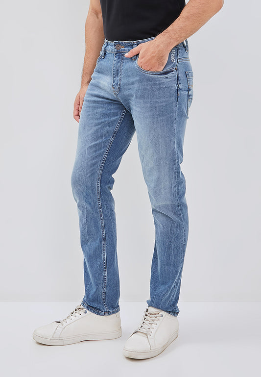 Osella Jaxon Slim Fit Jeans In Dark Wash Denim