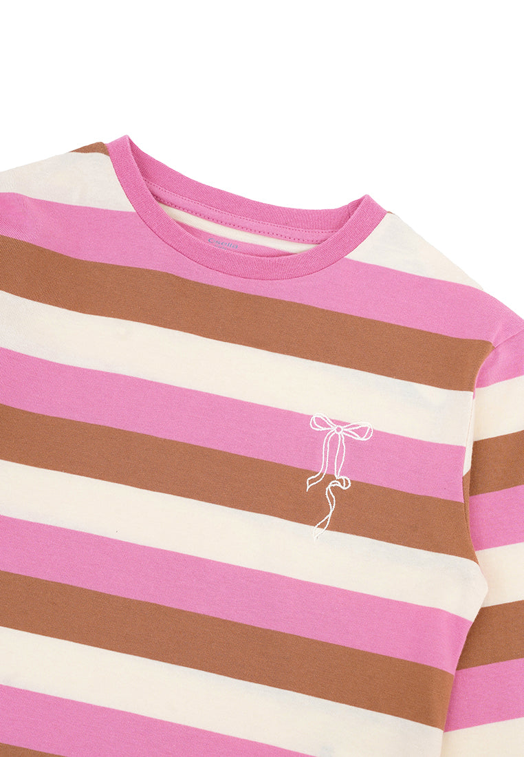 Osella Choco Pink Long Sleeve Tee