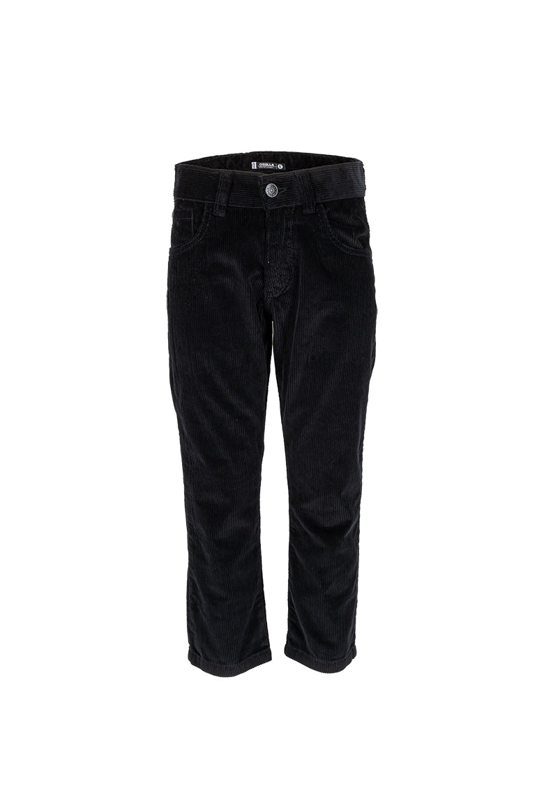 Osella Kids Corduroy Long Pants In Black