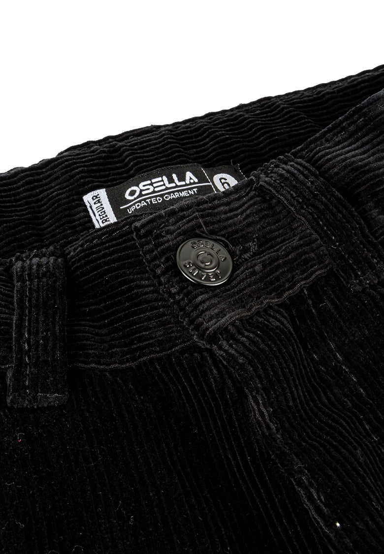 Osella Kids Corduroy Long Pants In Black