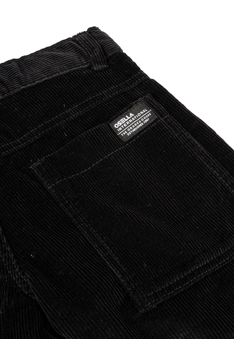 Osella Kids Corduroy Long Pants In Black