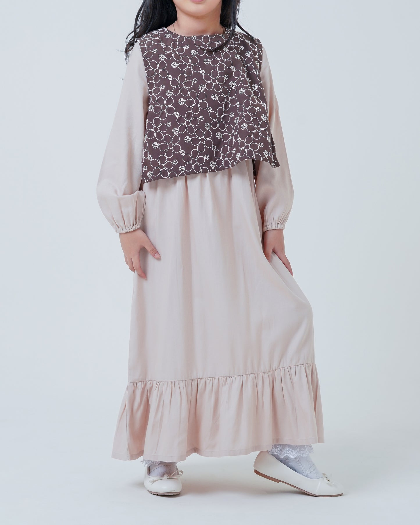 Osella Kids Zyifa Removable Embroidered Layered Dress