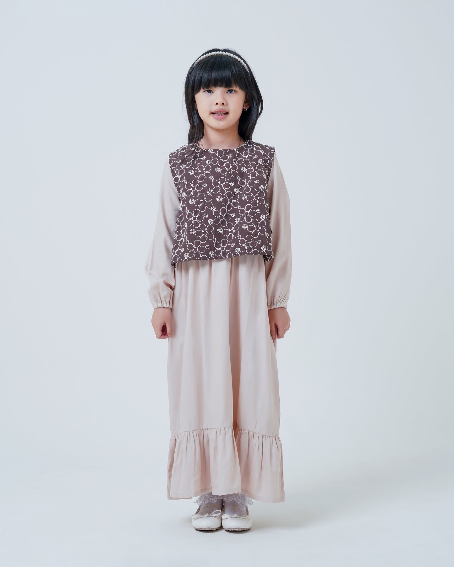 Osella Kids Zyifa Removable Embroidered Layered Dress